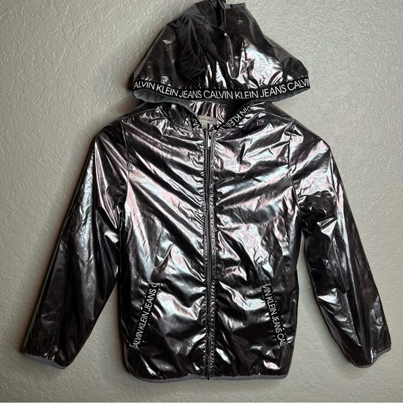 Calvin Klein Metallic Jacket - Picture 2 of 8